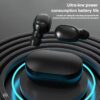 01 (2) Gaming Wireless Headphones, Intelligent Digital Display, Noise Reduction, Low Latency, Music Headphones, Type-C