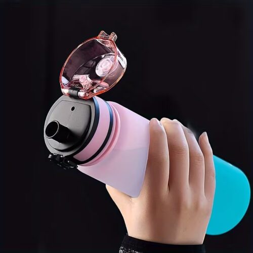 Sports Fitness Students' Water Bottle Men'S New Cup Women'S High Appearance Convenient Sports Fitness Gradient Color Water Bottle