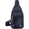 Men'S Crossbody Bag with Anti-Theft Features, Adjustable Strap, And Foldable Design for Hiking And Daily Use