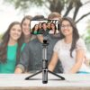 Extendable Selfie Stick That Doubles As a Professional Floor Tripod for Live Streaming, Featuring a Wireless Remote, 360-Degree Rotation, And a Stable Anti-Shake Design