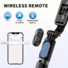 Extendable Selfie Stick That Doubles As a Professional Floor Tripod for Live Streaming, Featuring a Wireless Remote, 360-Degree Rotation, And a Stable Anti-Shake Design