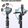 Extendable Selfie Stick That Doubles As a Professional Floor Tripod for Live Streaming, Featuring a Wireless Remote, 360-Degree Rotation, And a Stable Anti-Shake Design