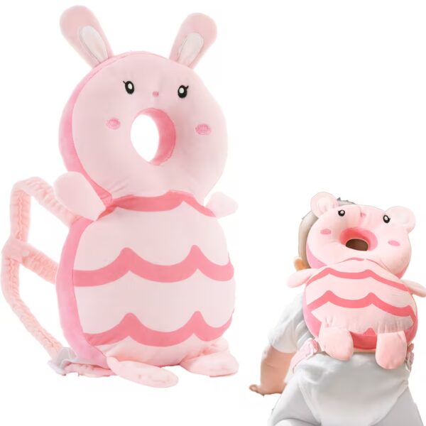 Soft Toddler Backpack for Infants And Toddlers, with Adjustable Cartoon Animal PlushBackrest