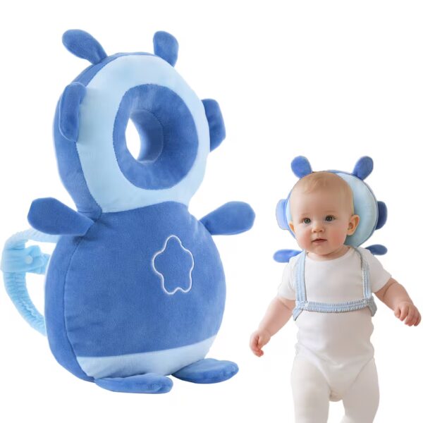 Soft Toddler Backpack for Infants And Toddlers, with Adjustable Cartoon Animal PlushBackrest