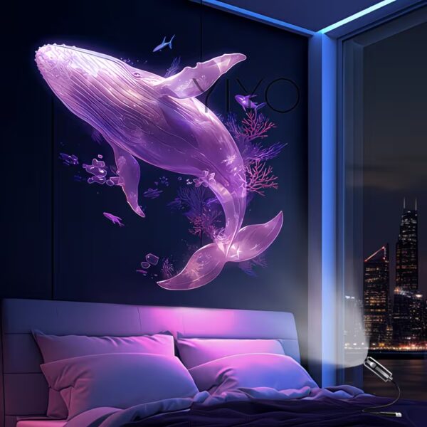 [USB Projector Night Light] Creative Dreamy Pattern USB Projector Night Light, Portable and Clear LED