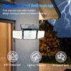 a346bf68-682e-4d14-8d08-73d26ec6e6b6 3/2/1pc 2500 Lm Solar Lights For Outdoors With Motion Sensor, 3-Head 270° Wide Angle Street Area Lights, IP65 Waterproof Security Lighting With 3 Modes And Remote Control,