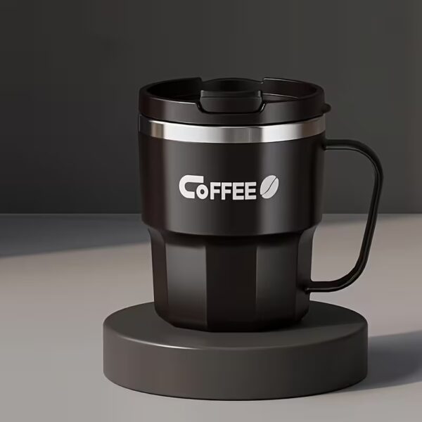 Double Insulated Stainless Coffee Mug with Lid - Reusable Cup, & Color Options, Dishwasher Travel-Friendly for Coffee & Tea - Perfect Gift for Holidays,
