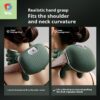 Shoulder and Neck Massage Master Lower Abdominal Massage Shiatsu Back and Neck Massager Kneading Massage Pillow Electric Massager Unisex Gift, Therapeutic Massage, Shiatsu Massager