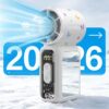 Personal Fan - Ultra-fast Cooling/Flashlight Function/Chest Fan/Handheld Fan. Suitable For Outdoor, Home And Office Use