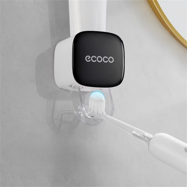 Automatic Dust-proof Toothpaste Dispenser Wall Mounted Stand Adults&Children Toothpaste Squeezer Holder