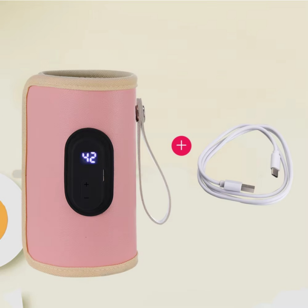 Baby Milk Warmer Baby Nursing Bottle Heater (3) Baby Milk Warmer Baby Nursing Bottle Heater, Portable USB Bottle Warmer for Car, Outdoor Travel Accessories Outdoor Portable