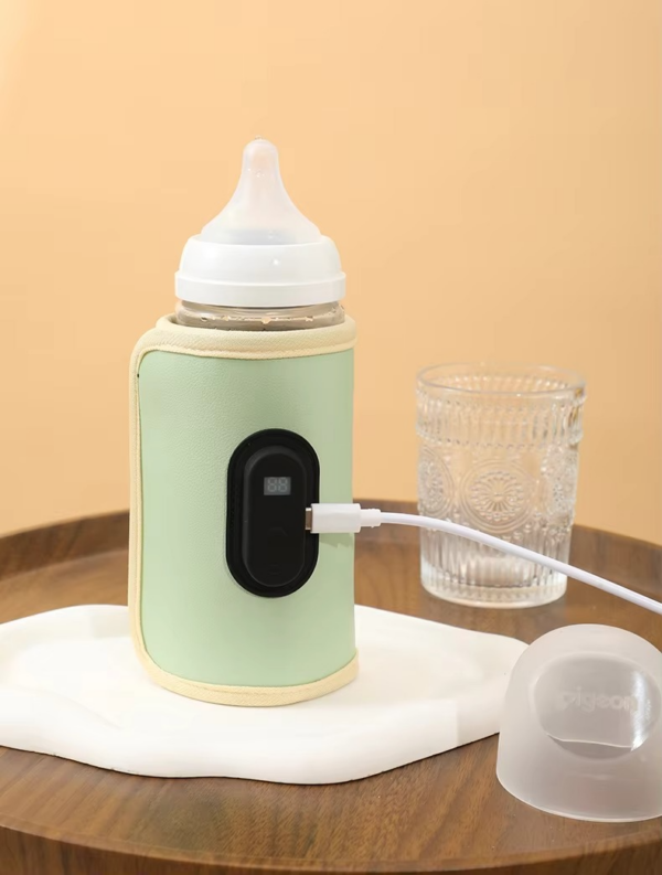 Baby Milk Warmer Baby Nursing Bottle Heater (9) Baby Milk Warmer Baby Nursing Bottle Heater, Portable USB Bottle Warmer for Car, Outdoor Travel Accessories Outdoor Portable