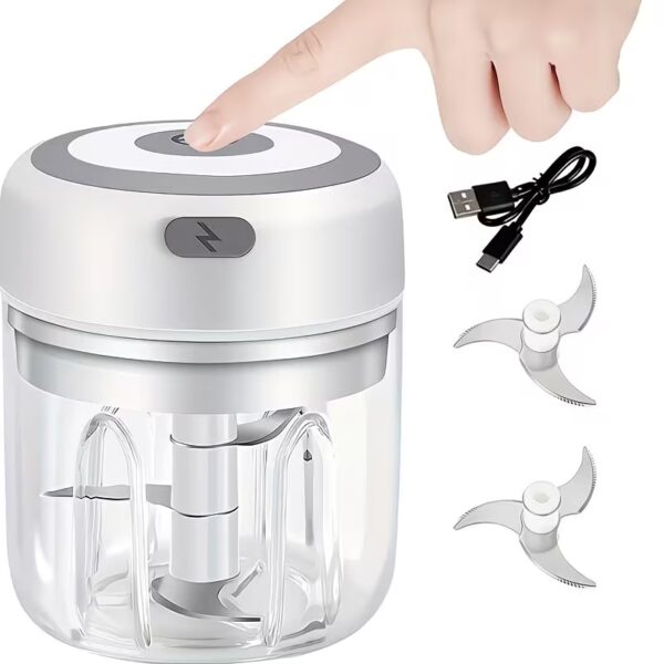 Electric Garlic Crusher, Portable Mini Food Chopper