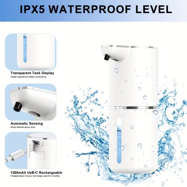 Electric Induction Soap Dispenser (5) Intelligent Electric Induction Soap Dispenser, Hand Soap Dispenser