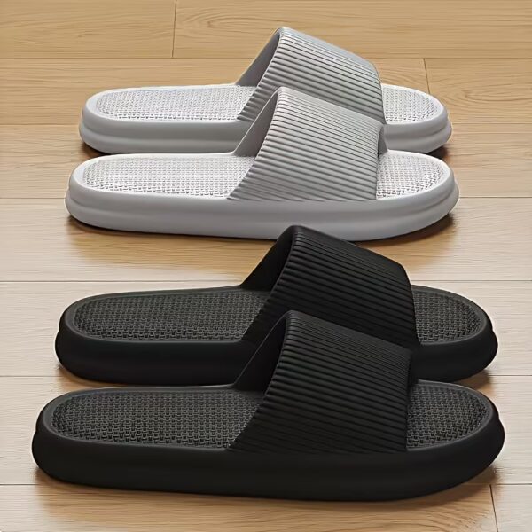 Elegant and Unique EVA Slippers, Non-slip, Casual Slippers, Thickened Slippers, with Pebble Texture - Perfect for Indoor/outdoor Use