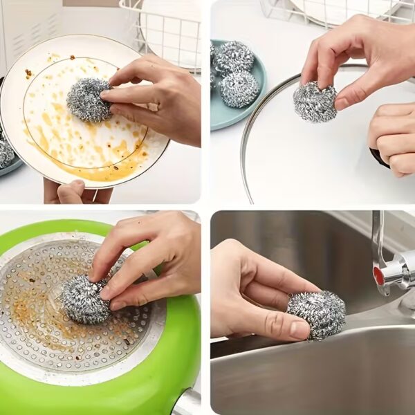 Kitchen Stainless Steel Cleaning (5) 12 Whole Packs of Kitchen Stainless Steel Cleaning Balls - High Quality