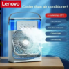 Lenovo Portable Humidifier Fan Air Conditioner (1) Lenovo Portable Humidifier Fan Air Conditioner Household Small Air Cooler