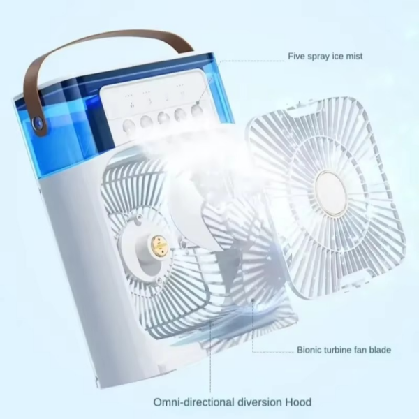 Lenovo Portable Humidifier Fan Air Conditioner (10) Portable Humidifier Fan Air Conditioner Household Small Air Cooler Hydrocooling Air Adjustment For Office