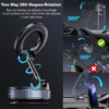 Magnetic Car Phone Holder 360 (7) Magnetic Car Phone Holder 360 Degree Rotation Vacuum Adsorption Strong Suction Holder for Mobile Phone
