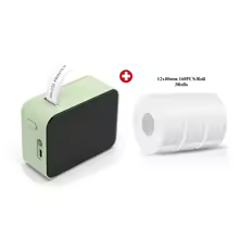 Matcha 3Roll 1240mm Marklife P15 Mini Portable Thermal Printer Without Ink Self-Adhesive Label Maker Printer For Stickers Labeller Labeling Machine