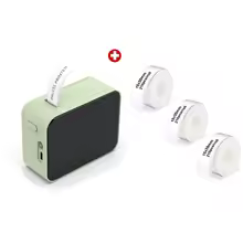 Matcha 3Roll 1530mm Marklife P15 Mini Portable Thermal Printer Without Ink Self-Adhesive Label Maker Printer For Stickers Labeller Labeling Machine