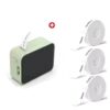Matcha 3Roll 1550mm Marklife P15 Mini Portable Thermal Printer Without Ink Self-Adhesive Label Maker Printer For Stickers Labeller Labeling Machine