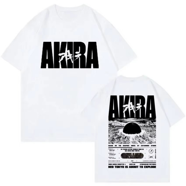 Men's and Women's Science Fiction Graphic T-shirt Large Retro T-shirt Anime