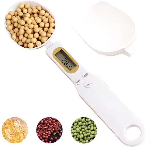 Mini Spoon Scale Digital Kitchen Scale Electronic LCD Food Scale 0.1-500g