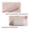 Self Cleaning Detangling Hair Brush (4) Self Cleaning Detangling Hair Brush for Women, Retractable Air Cushion Massage Comb