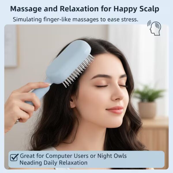 Self Cleaning Detangling Hair Brush (6) Self Cleaning Detangling Hair Brush for Women, Retractable Air Cushion Massage Comb