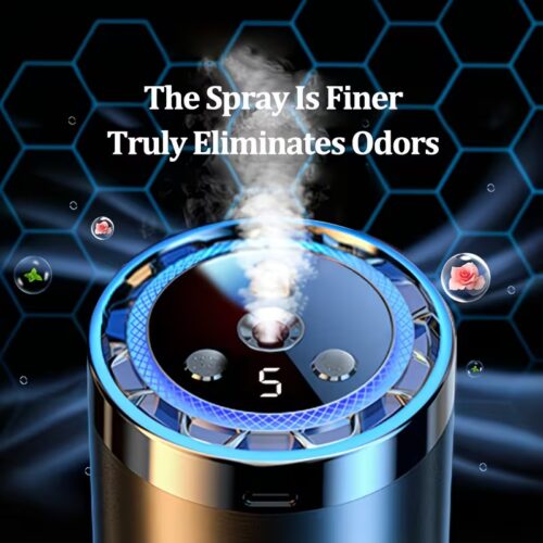 Smart Car Air Freshener with Aromatherapy Features (1) Smart Car Air Freshener with Aromatherapy Features