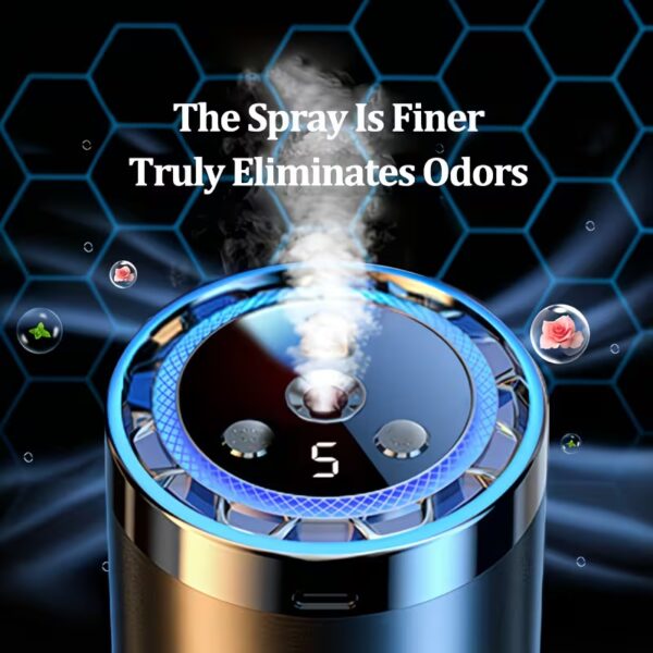 Smart Car Air Freshener with Aromatherapy Features (1) Smart Car Air Freshener with Aromatherapy Features