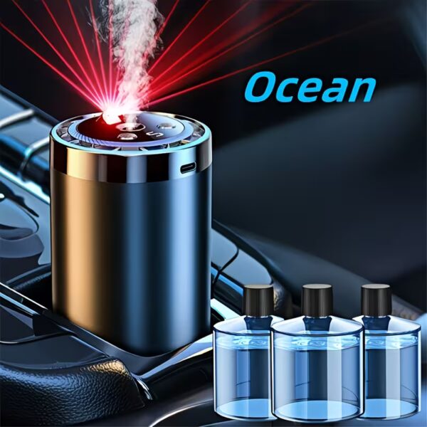 Smart Car Air Freshener with Aromatherapy Features (7) Smart Car Air Freshener with Aromatherapy Features - 3 bottles