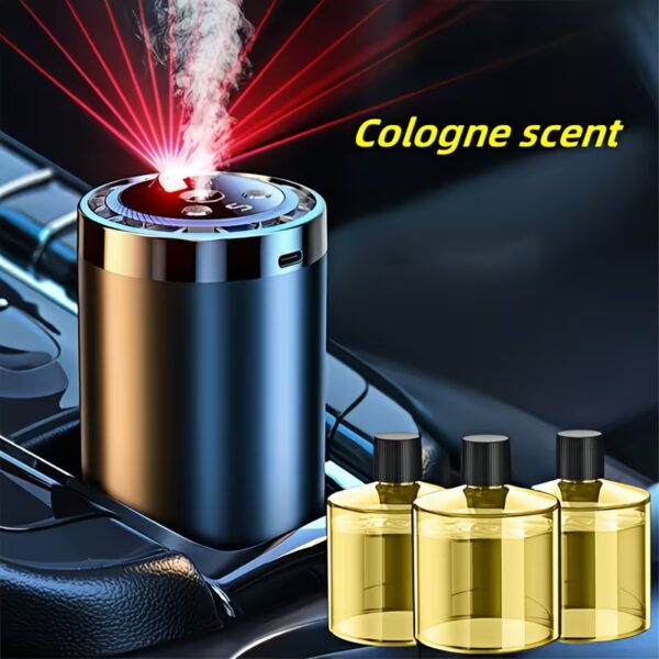 Smart Car Air Freshener with Aromatherapy Features (8) Smart Car Air Freshener with Aromatherapy Features - 3 bottles