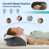 cooling pillow (4) JHK Ergonomic 23.6" Largex13.8" Wide Cervical Neck Pillow Memory Foam Pillow