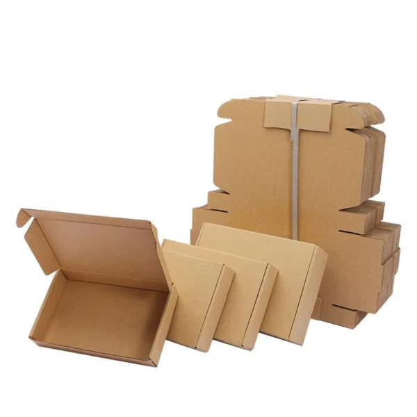 event gift box (2) 10 PCS Extra hard white/brown multi-size brown carton packaging wedding party small gift box