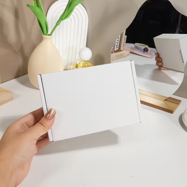 event gift box (3) 10 PCS Extra hard white/brown multi-size brown carton packaging wedding party small gift box