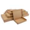 event gift box (5) 10 PCS Extra hard white/brown multi-size brown carton packaging wedding party small gift box