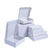 event gift box (6) 10 PCS Extra hard white/brown multi-size brown carton packaging wedding party small gift box