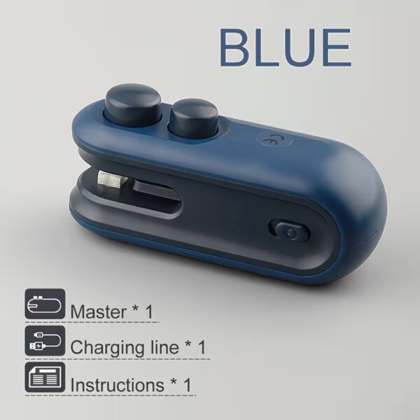 mini sealer (7) 2PCS Mini Bag Sealer Set: USB Rechargeable Handheld Heat Sealer for Chips & Snacks.