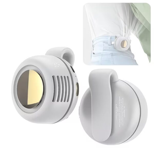 ortable Silent Mini Bladeless Electric Fan (1) Portable Silent Mini Bladeless Electric Fan, Clip On Fan For Shirt, 3 Speeds Hands-Free Neck Fan