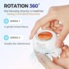 ortable Silent Mini Bladeless Electric Fan (7) Portable Silent Mini Bladeless Electric Fan, Clip On Fan For Shirt, 3 Speeds Hands-Free Neck Fan