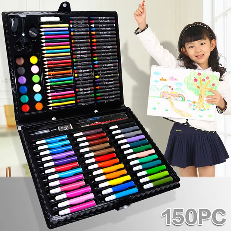 Watercolor-Markers-Crayons