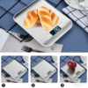 Digital Kitchen Scale (4) Digital Kitchen Scale 10/5kg-1g LED Display Stainless Steel Panel Electronic Scales for Home Food Snacks Weighing Baking Tools