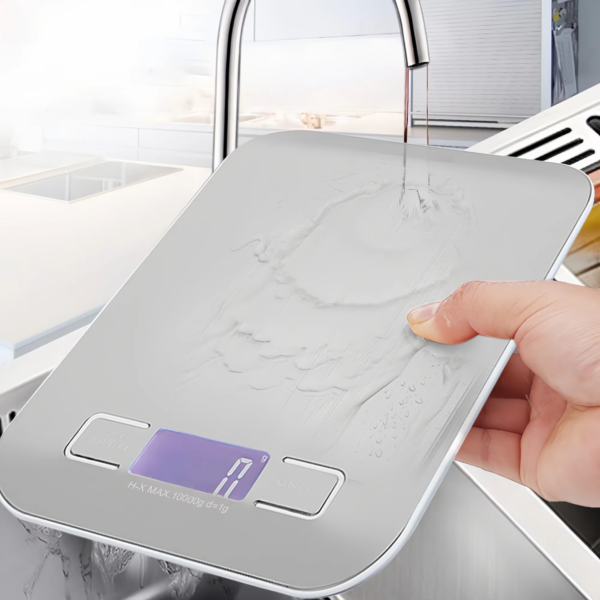 Digital Kitchen Scale (7) Digital Kitchen Scale 10/5kg-1g LED Display Stainless Steel Panel Electronic Scales for Home Food