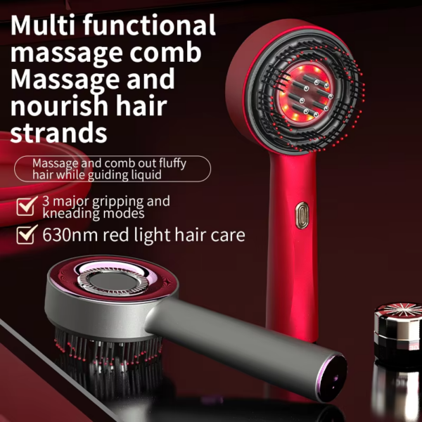 Electric Hair Scalp Massager (3) Electric Head Massage Comb Head Vibration Massager