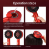 Electric Hair Scalp Massager (4) Electric Scalp Massage Comb for Growth Scalp Oil Applicator Hair Care 660nm Red Light Head Massager Improve Hair Loss Brush
