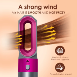 Multi-Functional 5-In-1 Straightening Iron Curling (4) 5 in 1 Hair Dryer Hot Comb Set Professional Curling Iron Hair Straightener Styling Tool For Professional Hair Dryer Household