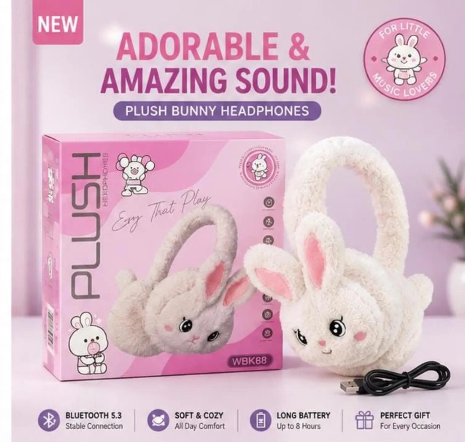 cute rabbi headset