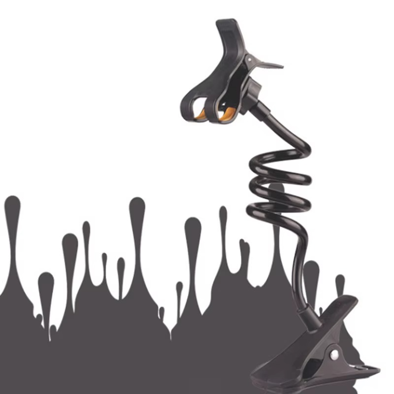 Universal Lazy Bed Phone  Stand Heavy Duty Flexible Gooseneck Arm Clamp Mount Holder